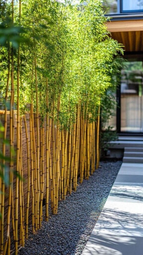 Bambu Hias - Tanaman pagar hidup